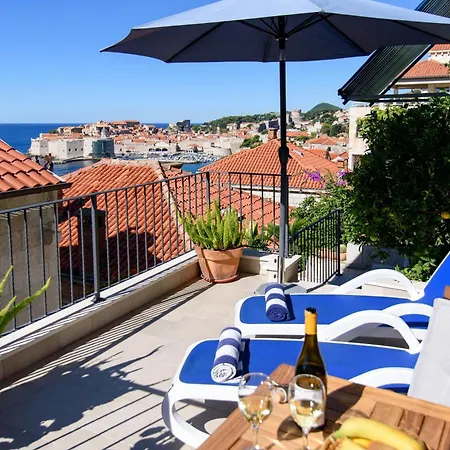 Sunset Over The Dubrovnik's Old Town Dubrovnik