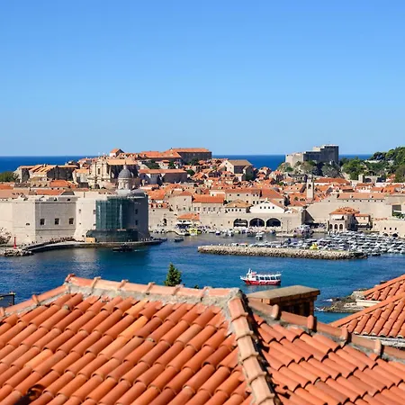 Sunset Over The Dubrovnik's Old Town Appartement Dubrovnik