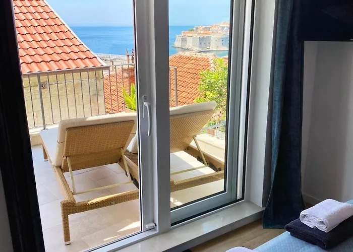 Sunset Over The Dubrovnik's Old Town