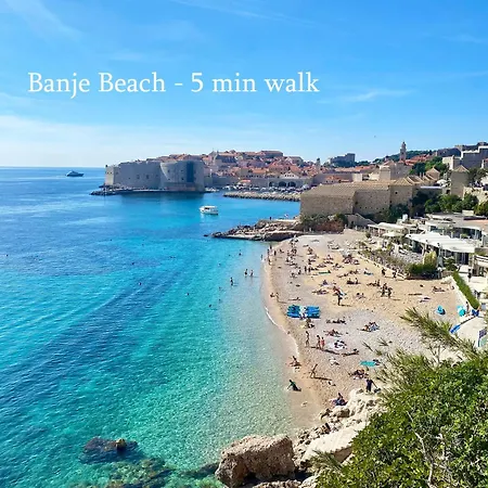 Sunset Over The Dubrovnik's Old Town Dubrovnik